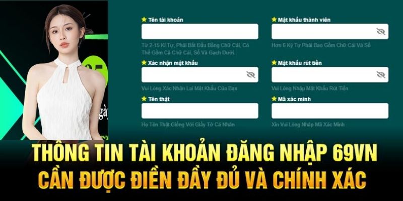 Các bước đăng nhập nhà cái 69VN