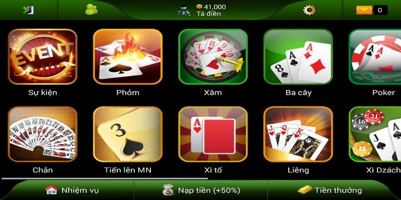 Các sản phẩm game bài hot bạn nên thử tại 69VN 